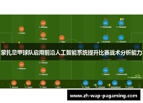 蒙扎意甲球队启用前沿人工智能系统提升比赛战术分析能力 蒙扎意甲球队启用前沿人工智能系统提升比赛战术分析能力